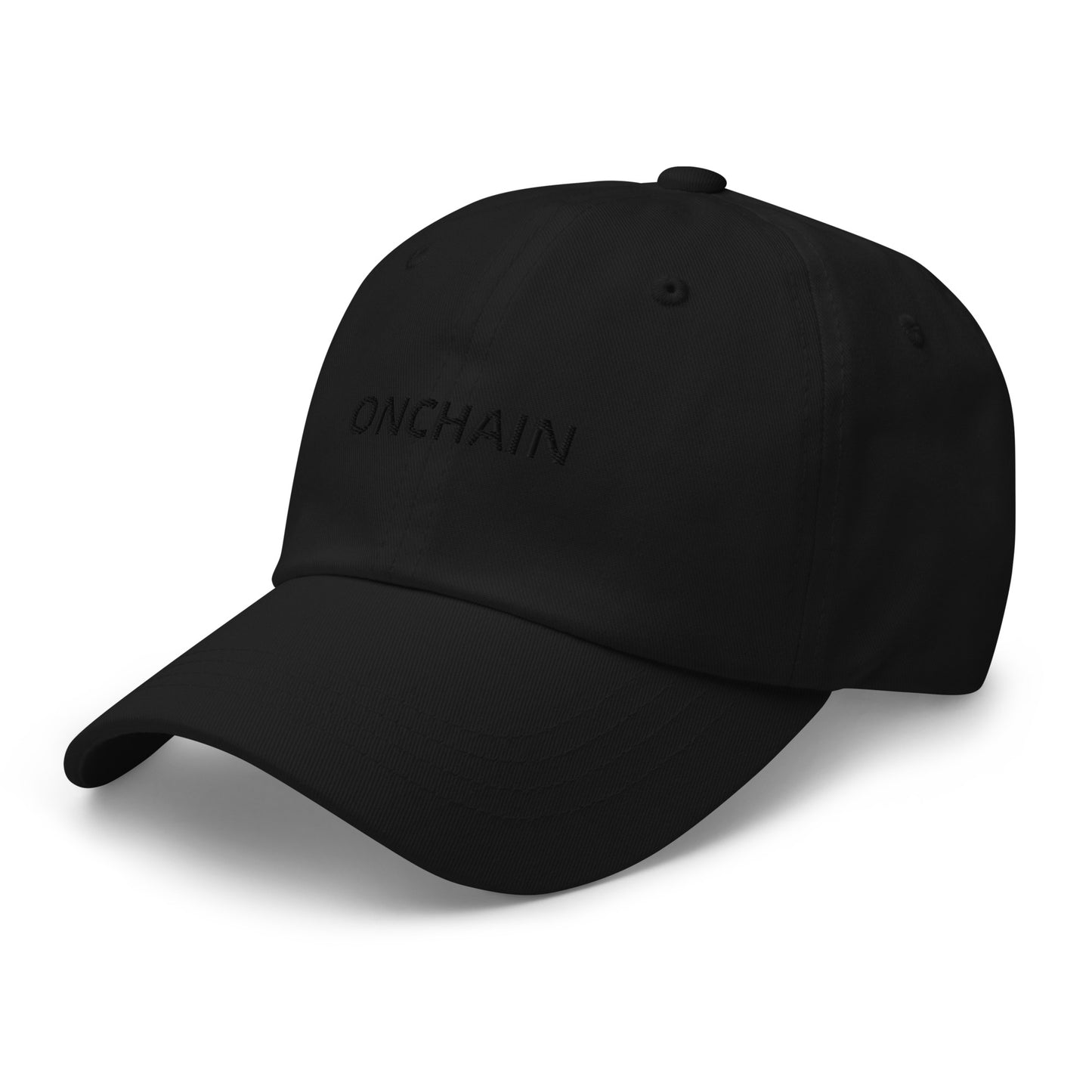 onchain hat - black on black