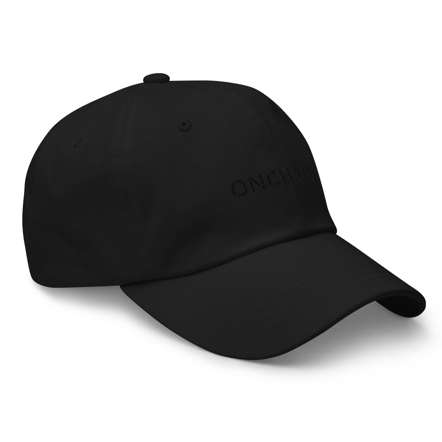 onchain hat - black on black